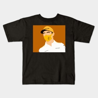 Lando Norris for McLaren at the 2020 Sakhir Grand Prix Kids T-Shirt